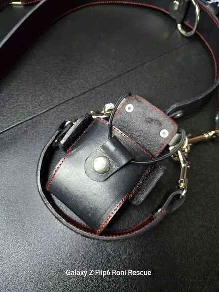 Porta Radio de Piel Personalizado