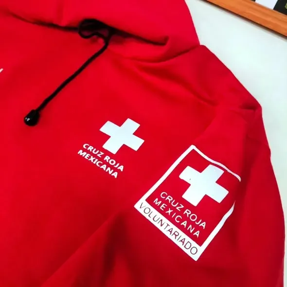 Sudadera Personalizada Socorros Cruz Roja
